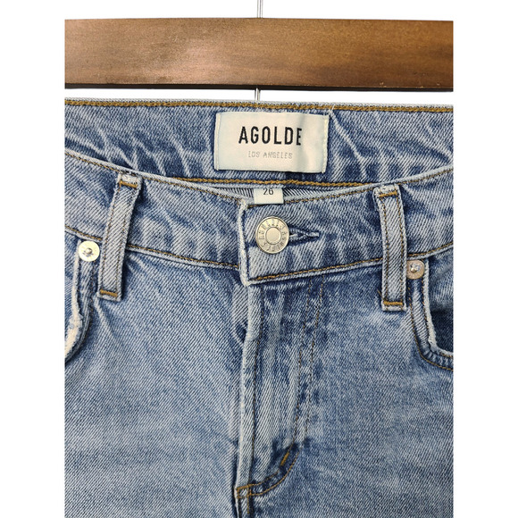 AGOLDE Toni Mid-Rise Slim Jeans Size 26 - Picture 6 of 12
